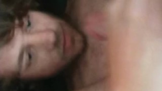 Eating own cum and self facial