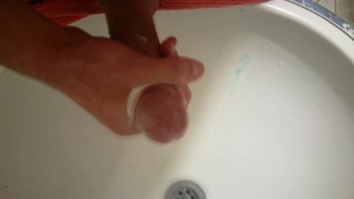 POV Masturbation In School Toilet And Cumshot - Playing With My Hot Dick