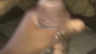 Busting a quick nut while doing laundry 