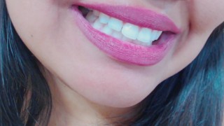 Mirror Mouth Check + Lipstick Application