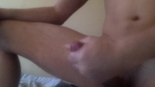 Shooting Cum After Polishing the Cock