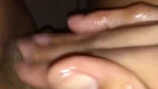 Straight clit action for this quickie!!