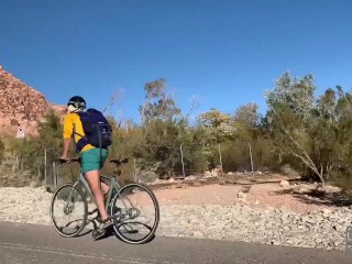 Outdoor Fucking, Sucking and smoking in Red Rock Canyon mountains