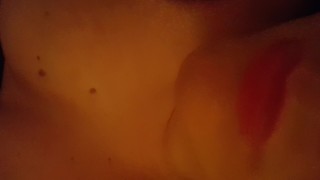 Queen in black luxury fishnet talking dirty, tits and pussy fucked by dildo