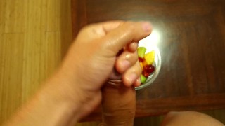 I Cummed on My Roommate's Fresh Fruits Rionia