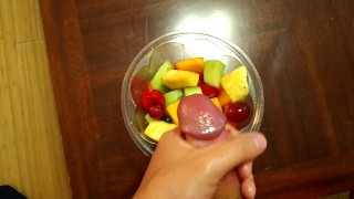 I Cummed on My Roommate's Fresh Fruits Rionia