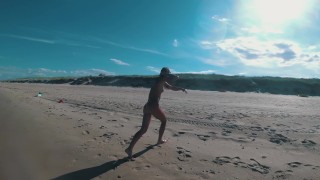 Teaser I nude on the beaches of Spain 4k hd