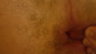 Hairy twink fingering tight hole