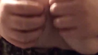 Home alone stripping and fingering myself Pt.1