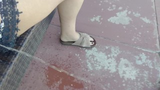 I pissed all over my grandparents back yard while they were home!