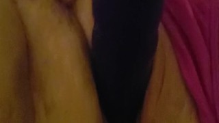 SOLO Female Masterbation with Rabbit Dildo