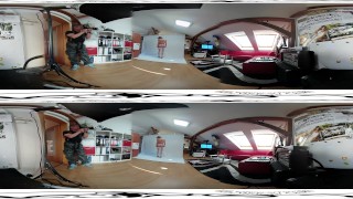 Teen Sarah girl photoshoot before whitebox masturbation vr scene 3DVR360 UD
