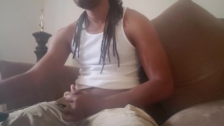 Playing with my cock home cfgalone