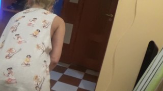 the stepbrother fucks his older stepsister with a vibrator