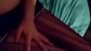 Lil tease in crop top and tights