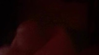 POV jacking off cumm shot