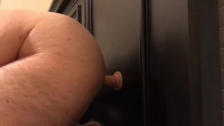 Fucking my tight ass with a big dildo