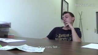  DIRTY SCOUT 160 - Straight Guy Takes The Agents Bait & Gets Down On His Knees To Suck Cock