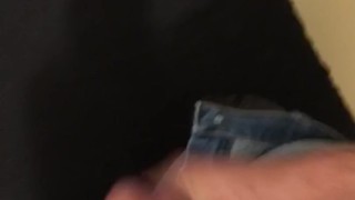 Trying to blow a load everywhere.