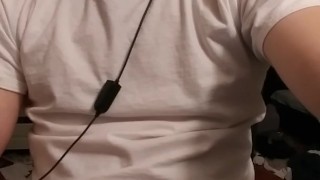 Shooting cum on my shirt