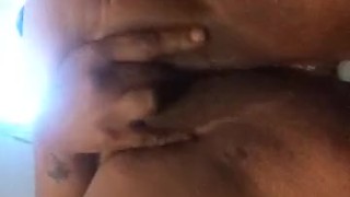 Latina playing with wet pussy