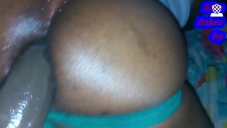 Up Close 10+ Inches Deep Dildo Ass Fuckin.