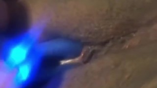 Latina alone with her vibrator