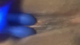Latina alone with her vibrator