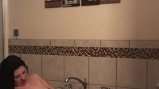 Sexy Bathing Masturbation