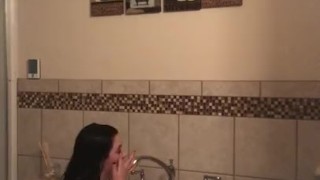 Sexy Bathing Masturbation