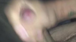 Hairy uncut cums on wall