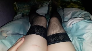 Girl in stockings