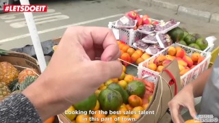 Latina goes from selling fruits to selling Pussy #LETSDOEIT
