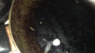 Bust a nut...... fried cum.....