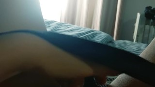 Phone clip: Incredibly wet pussy. Soaking panties and moans. Real orgasm!