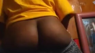 Ebony slut pussy popping and squirting for Daddy
