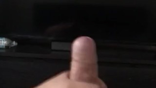 Quick jagg wit cum shot