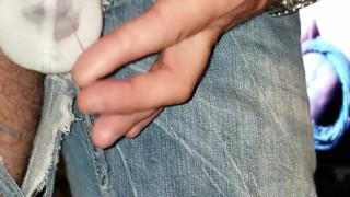 Jean Shorts Bulge