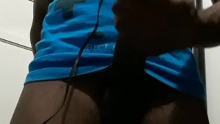 Game boy plays with joy stick(game on)