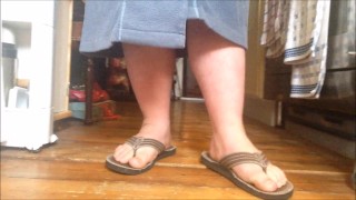 my feet thro the day