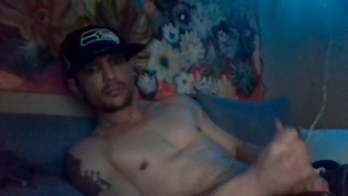 Dee Amore Jacking Off & Cums all over Himself