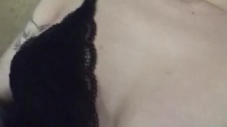 Cute girl shows his charms