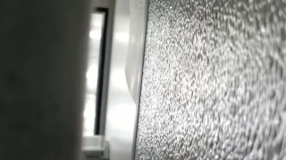 Solo Pussy Play In Bathroom @ Work
