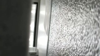 Solo Pussy Play In Bathroom @ Work