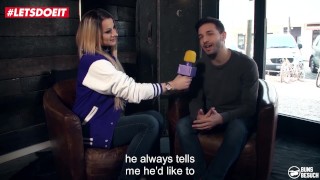German Stud Gets To Show His Big Dick Casting Porn #LETSDOEIT