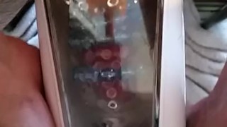 Cock Too Big for Fleshlight type Masturbator