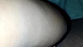 Horny BBW Fucks Her Creamy Pussy