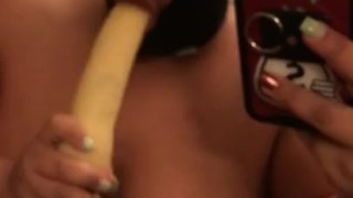 Sucking my Dildo