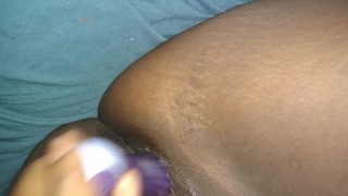 Teen plays with wet pussy