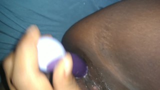 Teen plays with wet pussy